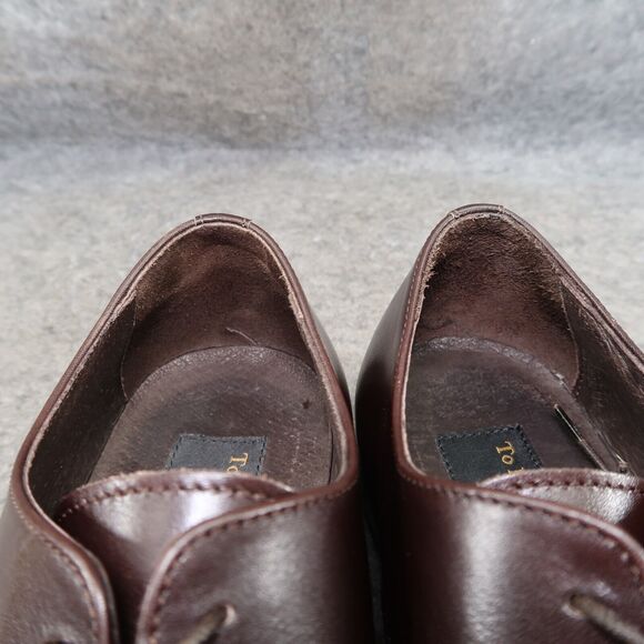 To Boot Shoes Mens 9 Oxford Derby Classic Leather Square Toe Formal Adam Derrick main image 10